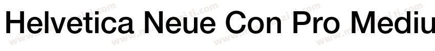 Helvetica Neue Con Pro Medium字体转换